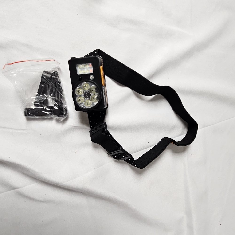 Black LED Headlamp with‎ Adjustable Strap